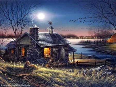 paysage nocturne